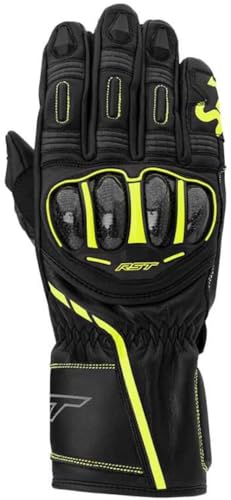 Gants de moto RST S1 motard routier noir rouge en taille 2XL