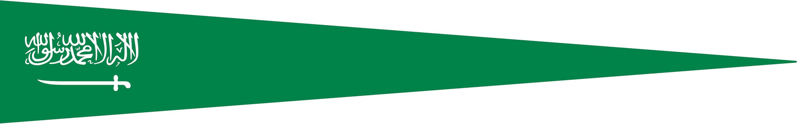 Drapeau de l'Arabie saoudite 120x60 cm pavillon vert et blanc ultra navire