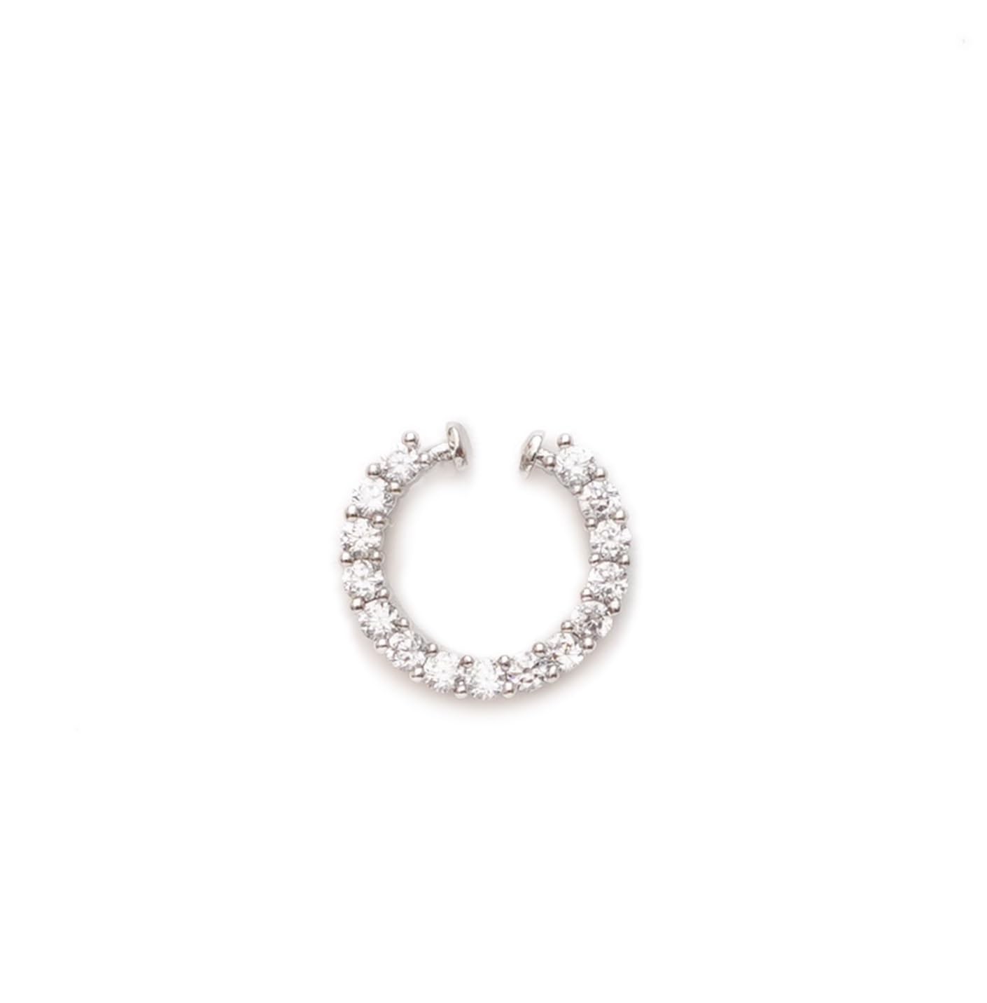Mali FionnaStylish AD Nose pin for Women & Girls