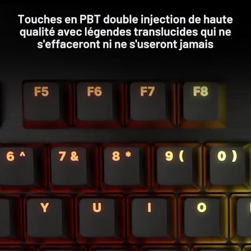 Clavier mécanique be quiet! touches ARGB commutateurs lubrifiés - 6