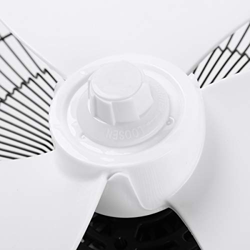 image for dPois Plastic Fan Blade Leaves Universal Household Standing Pedestal F