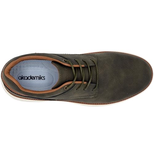 Image of AKADEMIKS Mens Dayton Oxford, Comfortable Footwear for Formal and Casual Wear