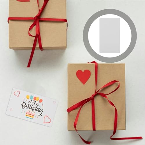Tarjetas de papel kraft para manualidades y notas de agradecimiento hechas a mano 5