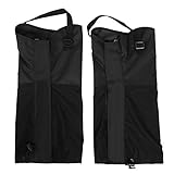 Keenso Polainas Impermeables Polainas Finas de Zapato de Chinlon Polainas Ajustables Protegen Zapatos y piernas