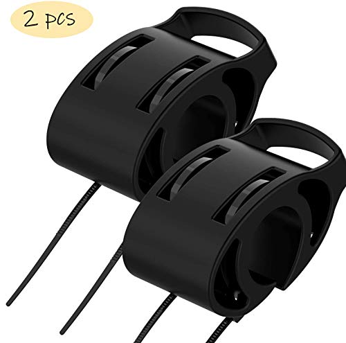 Ruentech Fahrradhalterungsset Kompatibel mit Garmin Fenix / Forerunner/Vivoactive Watch Fahrradhalterung Halter Blacker (2 Pcs)