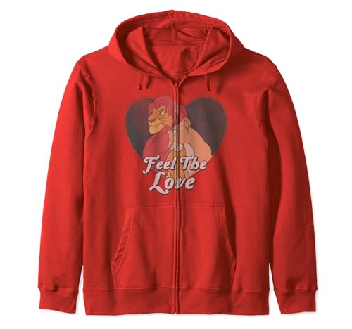 Sweat Lion King veste à capuche coton gris Disney