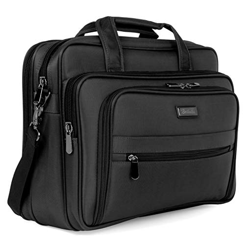 BOSTANTEN Briefcase for Men Laptop Bag 17 inch Water-resistant Lightweight Shoulder Messenger Bags