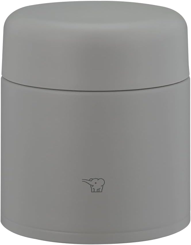 Zojirushi Stainless Steel Food Jar, 10-Ounce, Cloud Gray