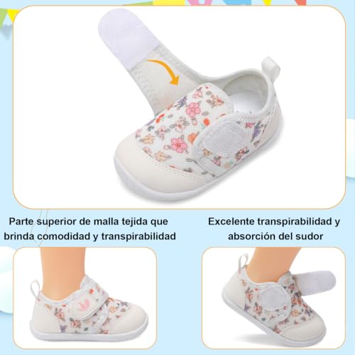 Image of FEETCITY Baby First Walking Shoes Boys Girls Infant Crib Shoes Breathable