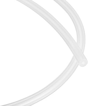 DMiotech Silicone Tubing Clear Plastic Tube, 3mm1/8" ID x 6mm1/4" OD 50ft15m Silicone Tube Flexible Hose