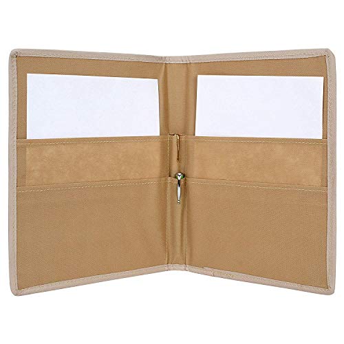 Image of FutureX Printed Fabric File Folders for Certificates, Document Holder, Jute Conference Folder Vehicle Document Storage Wallet for Registration & Insurance Card (Size: A4, Color: Multicolor)