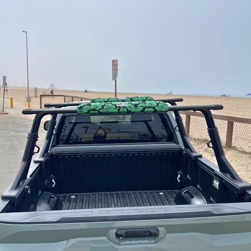 Image of COR Surf Aero Car Roof Rack Pads for Surfboard, Kayak, SUP, Snowboard, Surfboard, Paddleboard and Canoe for Large and Flat Style Aero Bars