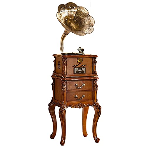JRZTC Gramophone en Bois phonographe Platine Vinyle Tourne-Disque stéréo Haut-parleurs contrôle du système 33/45 TR/Min… - Les Beatles, Paul McCartney, John Lennon, RIngo Starr, George Harrison JRZTC Gramophone en Bois phonographe Platine Vinyle Tourne-Disque stéréo Haut-parleurs contrôle du système 33/45 TR/Min…