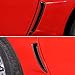 Car Fender Side Vents Cover trim Compatible with Chevy Corvette C6 2005-2013, Air Flow Intake Hole Grille Spoiler Auto Exterior Accessories, C6 Accessories (carbon fiber pattern)