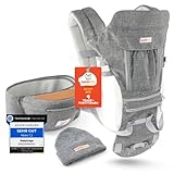 🟠 𝐕𝐢𝐞𝐥 𝐏𝐥𝐚𝐭𝐳: Unsere Babytrage bietet dir zusätzlichen Stauraum, bei kleinen Unternehmungen, einfach die 3-Schock-Füllung aus der Tasche entnehmen, so kannst du Windeln, Schnuller und vieles mehr verstauen, so das keine Extra Tasche nötig ist! Später nach dem herauswachsen aus der Trage, kann die Bauchtrage auch als Gürteltasche für Unternehmungen verwendet werden. Oben befindet sich eine kleine Tasche z.B. für dein Handy, oder für den Schnuller.
