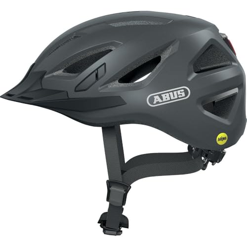 ABUS Stadthelm Urban-I 3.0 MIPS - Fahrradhelm mit Rücklicht, Schirm und...