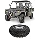 16x8 7 ATV UTV -Reifen mit Randreifen und Radersatz 6PR -Punktionsnachweis für ATV UTV Go Kart Cart mit 3 Loch -Hub und Speziell Gestaltetem Profilmuster