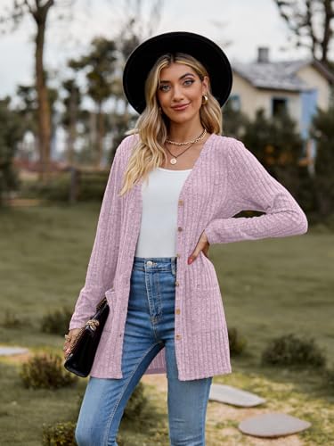 Image of Witsmile Womens 2026 Spring Fashion Cardigan Lightweight Soft Knit Long Top