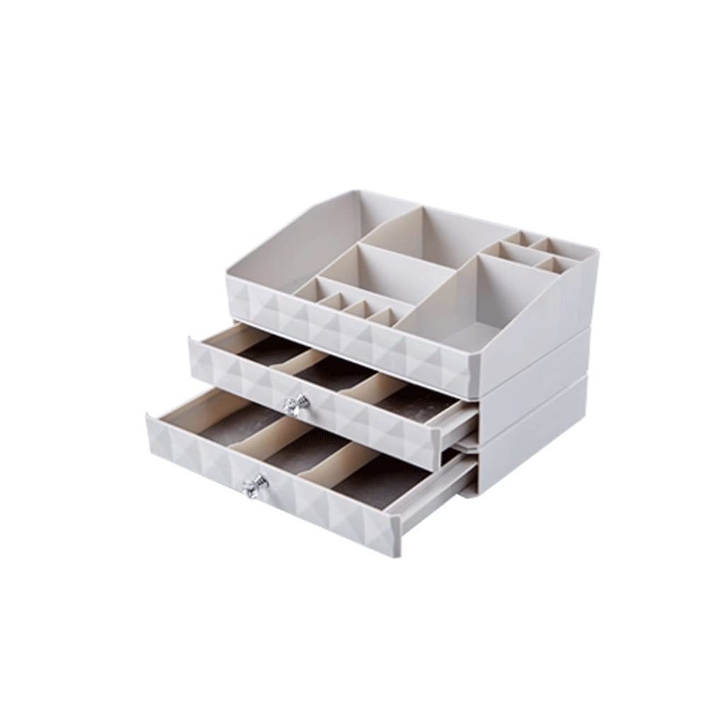 Panier de rangement maquillage multi-grille pour stopper le désordre sur la table