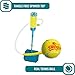 PRO Swingball – All Surface Portable Tether Tennis Set – Ages 6+ Blue/Yellow, One Size