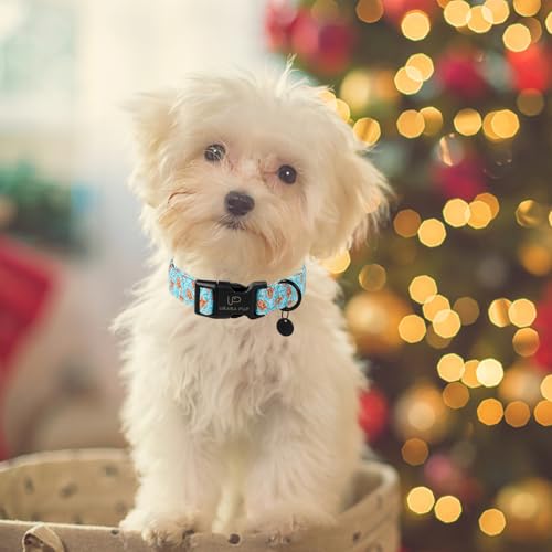 Image of Christmas Dog Collar,Adjustable Gingerbread Pet Collar,Chriatmas Puppy Collars for Small Medium Large Dogs, L,Neck 16-24in