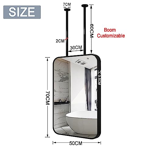 Miroirs flottants décoratifs en métal suspendu de qualité supérieure - 4