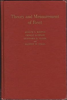 Hardcover Theory and Measurement of Rent Book