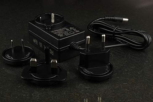 BEVRLink Power Supply 12V 2A with Removable Plugs for UK, US, and EU Standards - ID 2.1mm OD 5.5mm - Short Circuit and Over Voltage Protection, Vibration Resistance by BEVRLink - Used condition - Image 2