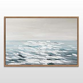 signwin Framed Canvas Wall Art Abstract Ocean Seascape...