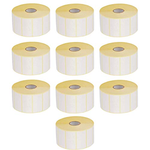 Rouleau étiquettes vierges autocollantes 60x40mm Weddecor pour enveloppes et bureau