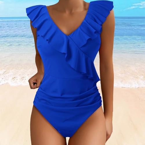 Maillot de bain mignon à volants pour vous sentir belle et confiante - 2