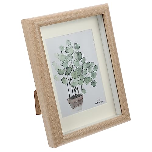 Cabilock Moldura de fotos de madeira premium para decoração de mesas e quartos design criativo e funcional para festas e aniversários