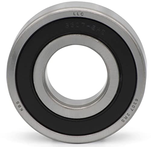 Parts and Parts Rillenkugellager 6307 2RS, 35x80x21mm, DIN 625 ISO 15, Hochgeschwindigkeits-Radiallager, reibungsarm, leichtgängig, ideal für Fahrzeuggetriebe und Industriemaschinen