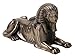 Small Bronze Metal Colored Egyptian Style Sphinx Figurine Statue