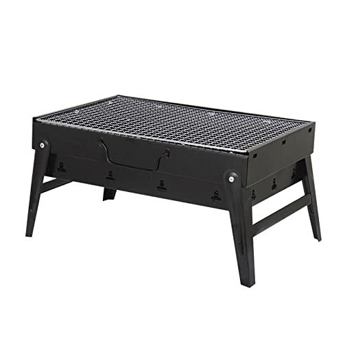 Parrillas de carbón plegables para barbacoa, patio, barbacoa, parrilla de acero inoxidable, accesorios de picnic al aire libre, herramientas