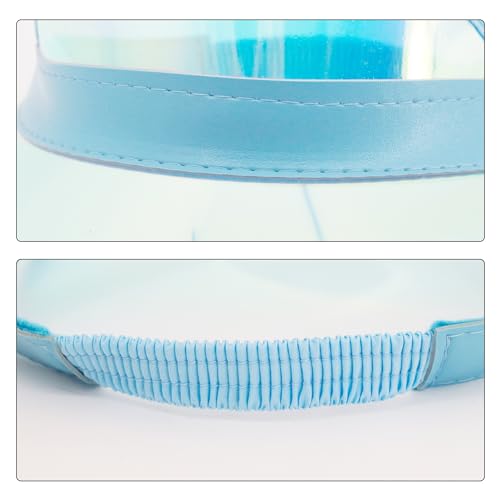 Image of Surkat Plastics Clear Sun Visors UV Protection Hat Cap Headwear Sunhat for Golf Tennis Beach Cycle