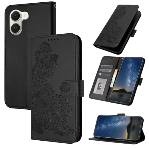 �X�}�z�P�[�X �Ή��@�� for Tecno Spark Go 3 / Pop 20 [PU���U�[�{�X�}�z�P�[�X] �}�O�l�b�g�J�� �J�[�h�X���b�g �t���b�v�X�^���h �X�g���b�v Black