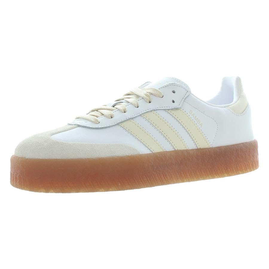 Image of adidas Sambae Womens Shoes Size 9.5, Color: Cloud White /Wonder White /Off White