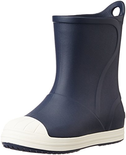 crocs Bump It Rain Boot , Navy/Oyster, 6 M US Toddler