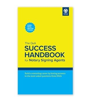 Paperback The Q&A Success Handbook for Notary Signing Agents Book
