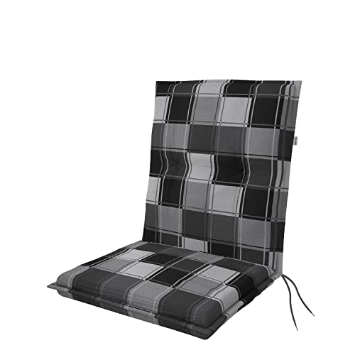 Doppler / Niederlehner Living TOP/Gartenstuhlauflage/Niederlehner/Grau Quadrat/ca. 100 x 48 x 7 cm