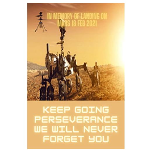 IN MEMORY OF LANDING ON MARS 18 FEB 2021: KEEP GOING PERSEVERANCE WE WILL NEVER FORGET YOU
