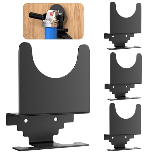 Wanocean Angle Grinder Holder 4 PCS with Discs Hook Rack & Cord Hanger