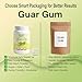 Benosen Guar Gum Powder 12 oz – Food Grade Thickener & Stabilizer for Baking, Sauces, Ice Cream & Gluten-Free Recipes – 100% Pure Vegan • Halal
