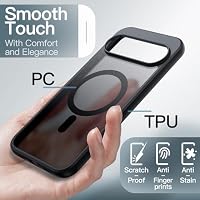 JETech Magnetische Hülle für Google Pixel 10 Pro XL, Obsidian – Ansicht 5