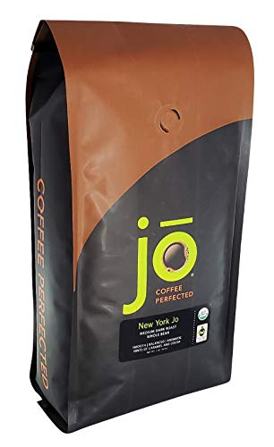 New York Jo: 2 Lb, Medium Dark Roast, Whole Bean Coffee, 100% Arabica Beans, Usda Certified Organic, Non-Gmo, Signature House Blend, Gluten Free, Gourmet Coffee From Jo Coffee #TOP12