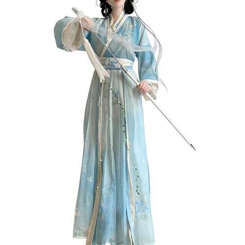 Costume chinois avec plusieurs options de styles et coupe confortable taille XL bleu