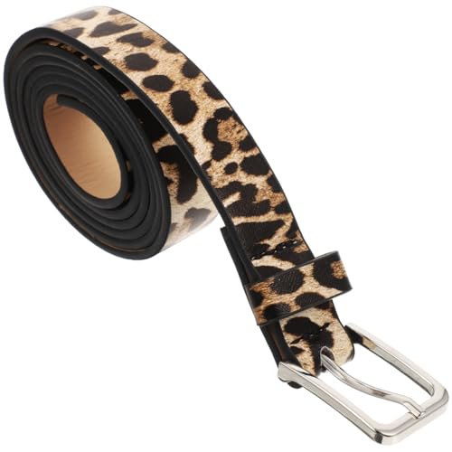 Leopard-Belts for Women Fashion Waist Belt for Pants, Skirts, Dresses