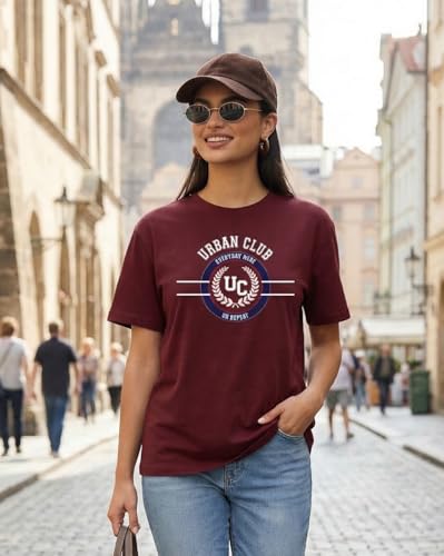 Image of Nobero 100% Cotton T-Shirts for Women Stylish | Regular Fit | Graphic Printed T Shirts for Women 180 GSM Combed Cotton | Crew Neck Half Sleeve