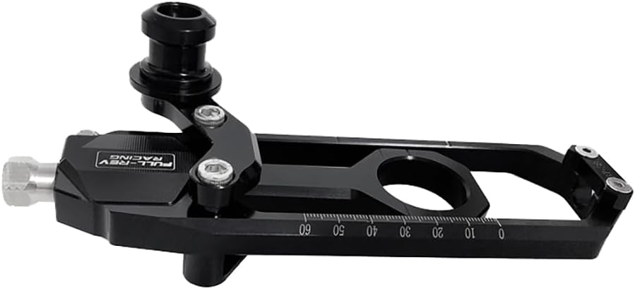 Motorcycle Rear Chain Adjusters Tensioners with Lifting Spool CNC Aluminum Alloy Board Chain Adjustment Adjuster Fit for BMW S1000RR 2013-2018 (Black)